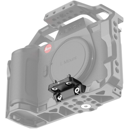 8Sinn Lens Adapter Support - stabilizator / podpora do adaptera obiektywu L-Mount / PL Evolution do klatki do Leica SL2 / SL2-S - przykład użycia