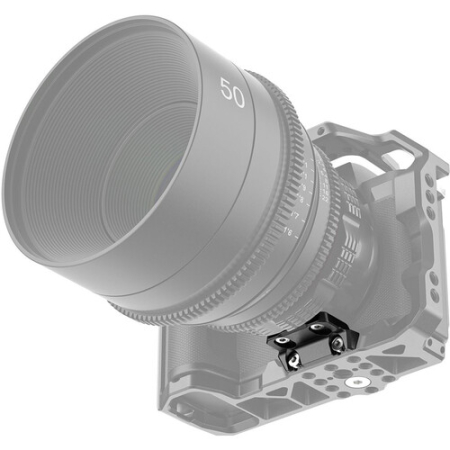 8Sinn Lens Adapter Support - stabilizator / podpora do adaptera obiektywu L-Mount / PL Evolution do klatki do Leica SL2 / SL2-S - przykład użycia