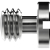 8Sinn 3/8x16 Slotted Screw - Camera Fixing Screw - śruba montażowa 3/8x16 nacięciem na płaski śrubokręt