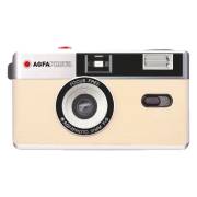 AfgaPhoto Reusable Camera - aparat analogowy wielokrotnego użytku, 35mm, beżowy