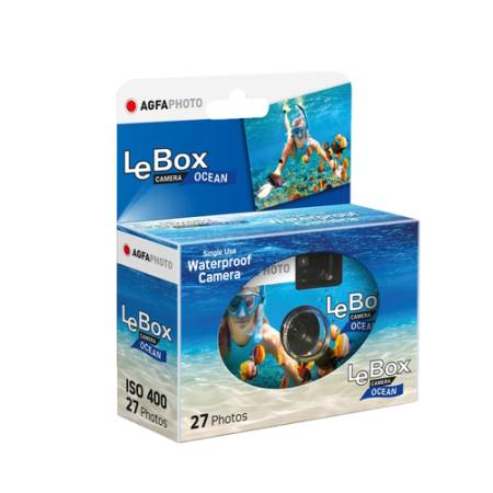 AgfaPhoto LeBox 400 27 Ocean - jednorazowy aparat analogowy, ISO400, 27 klatek