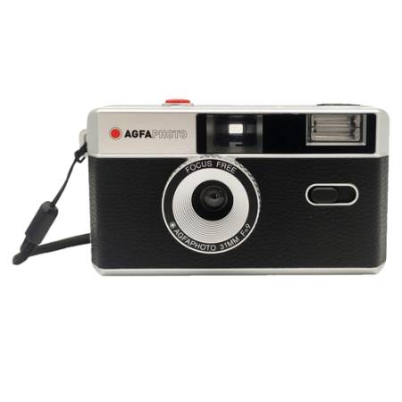 AfgaPhoto Reusable Camera - aparat analogowy wielokrotnego użytku, 35mm, czarny