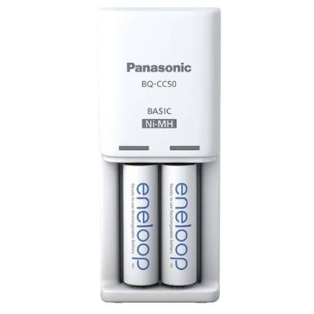 Panasonic Eneloop K-KJ50MCD20E - zestaw, ładowarka BQ-CC50 + 2x akumulator BK-3MCDE/2BE 2000mAh