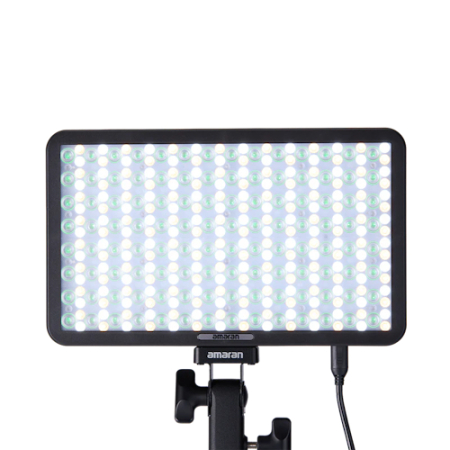 Amaran Pano 60c Kit Charcoal - lampa LED z softboxem (RGBWW, 2300-10000K, 60W, grafitowa, z akcesoriami) - przód
