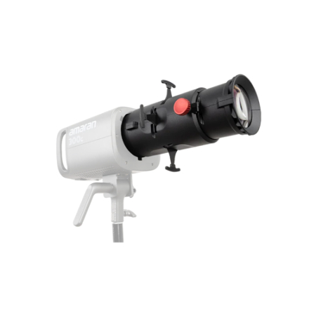 Amaran Spotlight SE 19° Lens Kit - strumienica optyczna z obiektywem 19° (15x filtr Gobo, Bowens) - przykład użycia