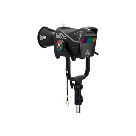 Aputure Storm 1000c - studyjna, punktowa lampa LED z akcesoriami (1800-20000K, BLAIR-CG, 1000W, ProLock Bowens)