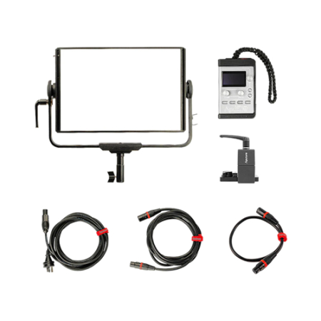 Aputure Nova P300c - panel, lampa LED (2000-10000K, RGBWW, 300W) - zawartość zestawu