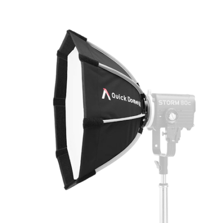 Aputure Quick Dome 40 - okrągły softbox 40cm, modyfikator światła z akcesoriami (do lampy Storm 80c, szybki montaż, Mini