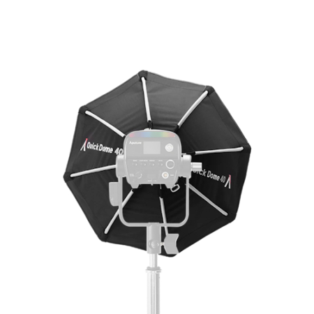 Aputure Quick Dome 40 - okrągły softbox 40cm, modyfikator światła z akcesoriami (do lampy Storm 80c, szybki montaż, Mini ProLock)