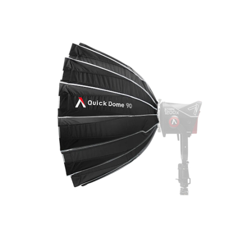 Aputure Quick Dome 90 - okrągły softbox 90cm, modyfikator światła z akcesoriami (do serii Storm, szybki montaż, Bowens)