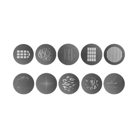 Aputure Spotlight Max 10-Piece Gobo Kit - zestaw 10 filtrów Gobo do strumienicy Spotlight Max (rozmiar A)
