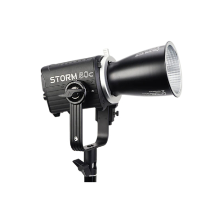 Aputure Storm 80c - studyjna, punktowa lampa LED z akcesoriami (1800-20000K, BLAIR-CG, 80W, Mini ProLock Bowens)