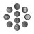 Aputure Spotlight Max 10-Piece Gobo Kit - zestaw 10 filtrów Gobo do strumienicy Spotlight Max (rozmiar A)