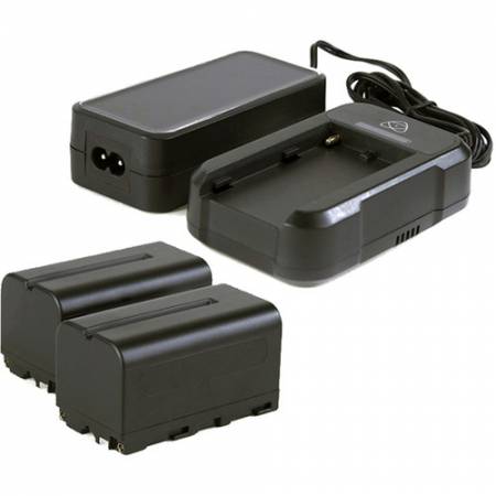 Atomos ATOMXPWKT2 POWER KIT - zestaw do rekorderów ładowarka + 2 akumulatory