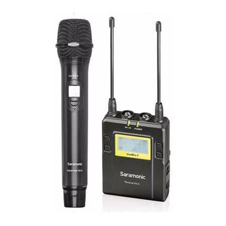 Saramonic UwMic9 (HU9+RX9) - zestaw bezprzewodowy mikrofon HU9 + odbiornik RX9