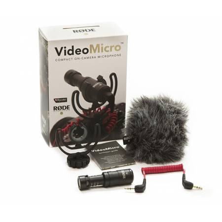 Rode VideoMicro - profesjonalny ultralekki mikrofon do kamer / lustrzanek