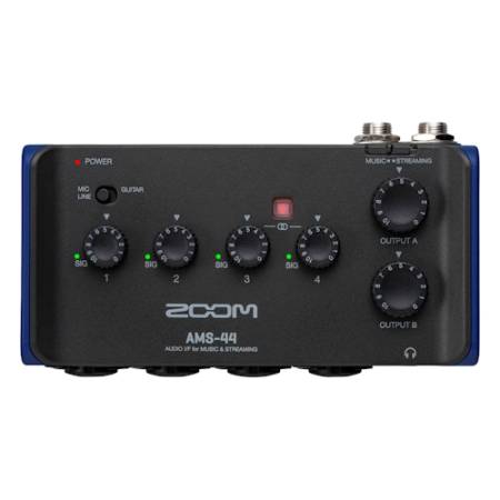 Zoom AMS-44 - 4-kanałowy interfejs audio do muzyki i streamingu