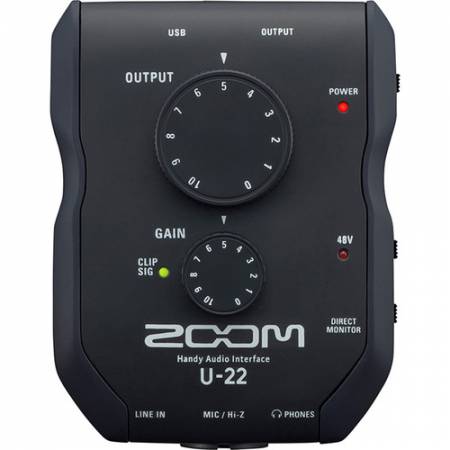 Zoom U-22 Handy Audio Interface - interfejs audio