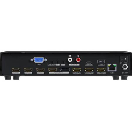 AVMATRIX HVS0401E - Micro 4-Channel HDMI and DP Video Switcher with Streaming and Recording_2