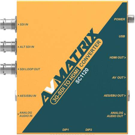 AVMATRIX SC1120 - 3G-SDI to HDMI and AV Scaling Converter_1