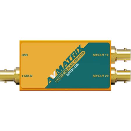 AVMATRIX SD1121-12G - 1×2 12G-SDI SIGNAL REPEATER