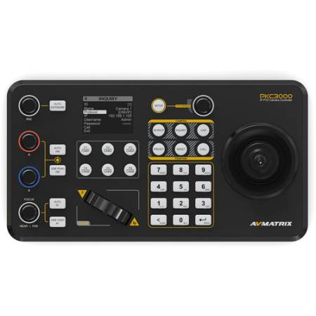 AVMATRIX PKC3000 - Professional IP and Serial PTZ Camera Joystick Controller_1