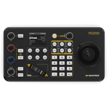 AVMATRIX PKC3000 - Professional IP and Serial PTZ Camera Joystick Controller_7