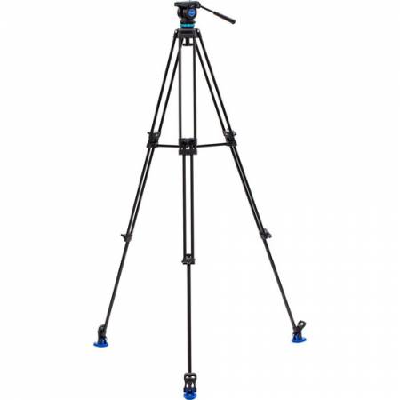 Benro KH26P - zestaw video, statyw 3-sekcyjny Alu, 87-184cm, udźwig 5kg, głowica