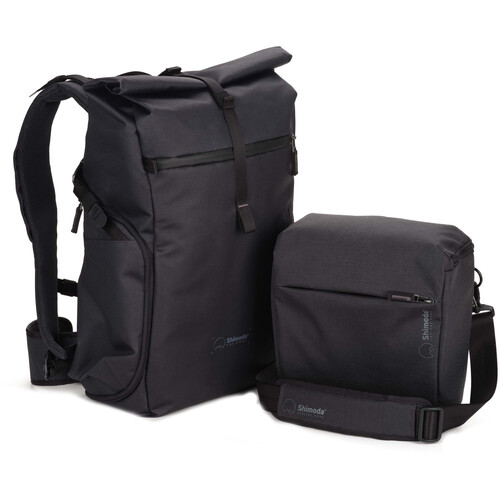 Shimoda Side Street 22 Starter Kit (Anthracite) - zestaw, plecak fotograficzny 22L + średnia torba na sprzęt (520-380)