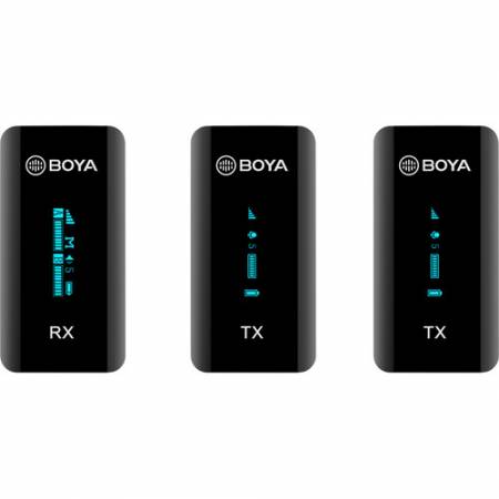 Boya BY-XM6-S2 - ultra-kompaktowy bezprzewodowy system mikrofonowy 2.4GHz