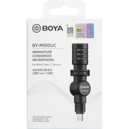 Boya BY-M100UC - mikrofon Plug&Play, USB-C