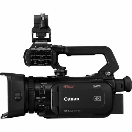 Canon XA75 Professional UHD 4K - kamera cyfrowa, Mini-HDMI Out, BNC (3G-SDI) Out, 15x zoom