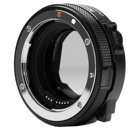 Commlite CM-EF-EOSR VND - adapter bagnetowy Canon EF - Canon RF z filtrem szarym