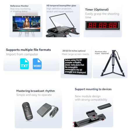 Desview DT24-MS - teleprompter 24