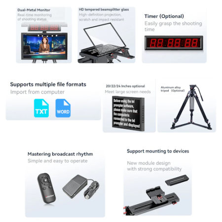 Desview DT24-M - teleprompter 24