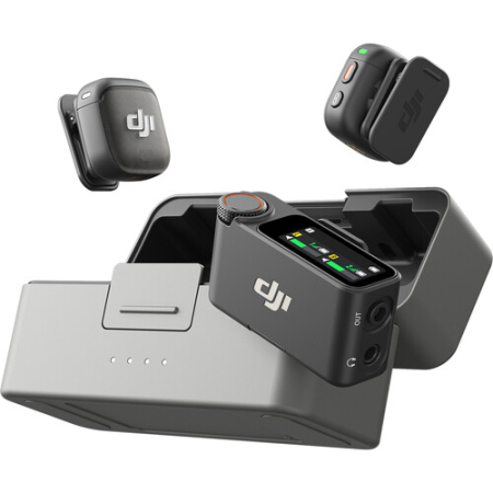 DJI Mic 3 (2 TX + 1 RX + Etui ładujące) - zestaw mikrofonów bezprzewodowych