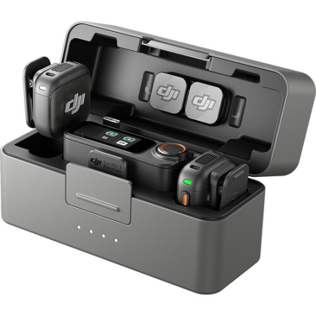 DJI Mic 3 (2 TX + 1 RX + Etui ładujące) - zestaw mikrofonów bezprzewodowych