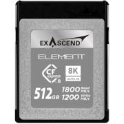 Exascend EXPC3S512GB - karta CFexpress 512GB, 8K Ultra HD, Type B, R1800/W1200