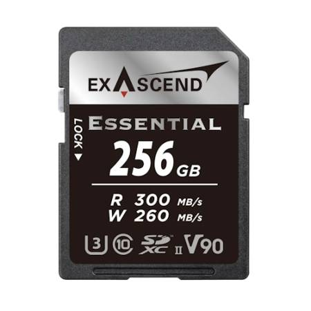 Exascend EX256GSDU2-S Essential - karta SDXC 256GB, UHS-II, V90, R300/W260_1
