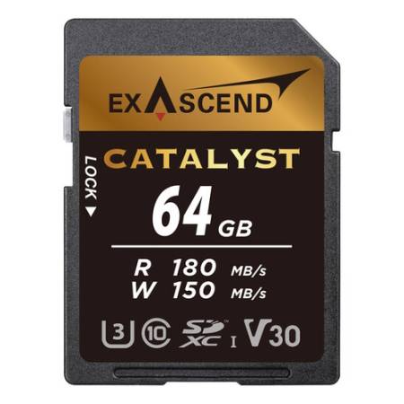 Exascend EX64GSDU1 - karta SDXC 64GB, UHS-II, R300/W280