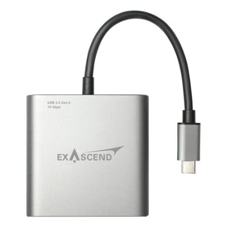 Exascend EXCRCFSD1 - czytnik kart CFexpress Type B i SDXC, USB-C 3.2 Gen 2, 10Gb/s