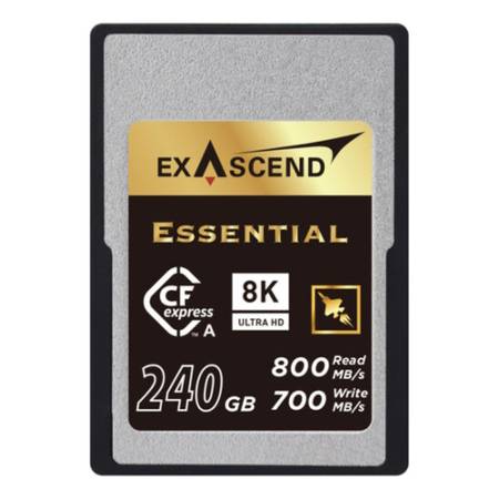 Exascend EXPC3EA240GB - karta CFexpress 240GB, 8K Ultra HD, Type A, R800/W700