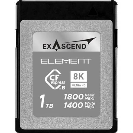 Exascend EXPC3S001TB - karta CFexpress 1TB, 8K Ultra HD, Type B, R1800/W1400
