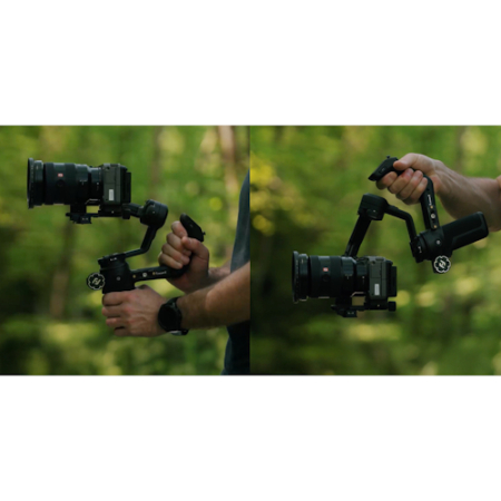 FeiyuTech Scorp-C 2 - gimbal ręczny, stabilizator obrazu do aparatów VDSLR (udźwig 3,5kg, moduł AI) - przykład użycia