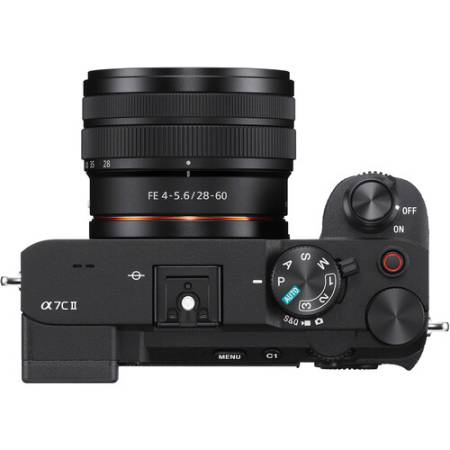 Sony A7C II + SEL2860 - aparat pełnoklatkowy z obiektywem FE 28-60mm F/4-5.6, czarny, ILCE-7CM2L