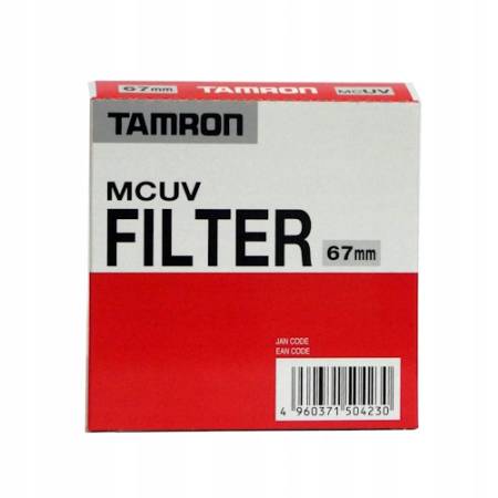 Tamron MCUV 67mm - filtr UV 67mm, z wielowarstwową powłoką