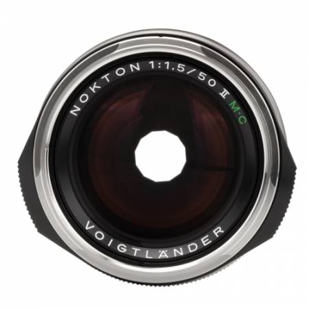 Voigtlander Nokton II 50mm f/1.5 - obiektyw stałoogniskowy, Leica M (MC), niklowy