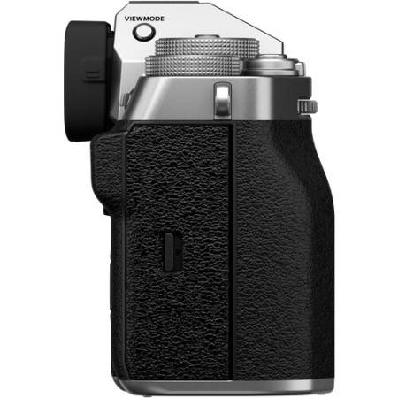 FUJIFILM X-T5 - aparat bezlusterkowy 40.2Mpx, APS-C (body, srebrny) - bok