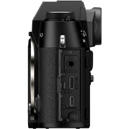 FUJIFILM X-T50 - aparat bezlusterkowy 40.2Mpx, APS-C (body, czarny) - bok
