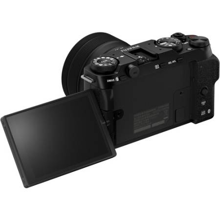 FUJIFILM X-M5 - aparat bezlusterkowy 26.1Mpx, APS-C (body, czarny) - tył